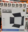 LED Fill Light Kit P-Pro 1000 with Batteries & Stand - 1