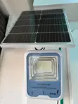 All-in-One 200W Solar Flood Light with Panel - 1