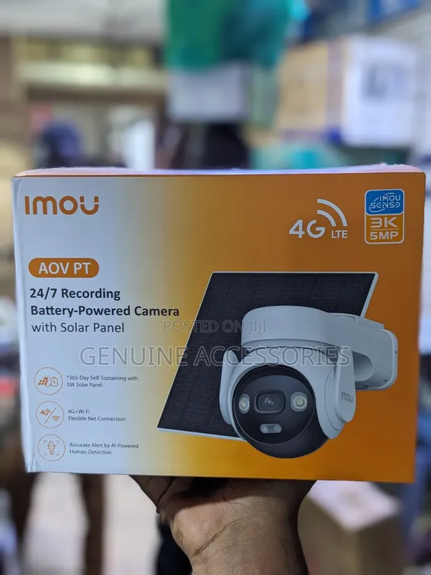 Imou Battery Powered Solar Camera with Solar Panel 5MP - 1