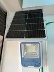 All-in-One 200W Solar Flood Light with Panel - 1