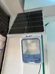 200W Solar Flood Light with Dusk-to-Dawn - 1