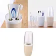 Portable Toothpaste Toothbrush Holder - Pink - 1