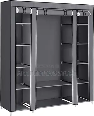 3 Column Metallic Closet with Zip