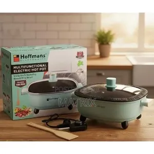 Hoffmans HM-3030 6L Electric Hot Pot, 1500W Non-Stick Cooker