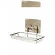 Wall Mounted Kitchen Bathroom Sponge Soap Dish Holder - Silver - 2