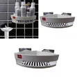 Toiletry Kitchenette Bathroom Organizer Shelf Rack, White - 1