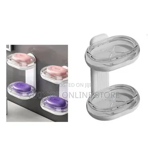 Double Layer Wall Mounted Holder for Kitchen/Bathroom