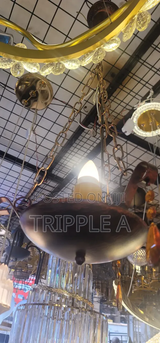 Bronze Bowl Pendant Light - 1