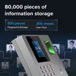 Deli S161 Biometric Fingerprint & Face Attendance Machine - 3