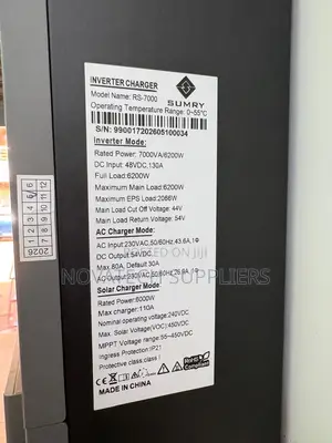 SUMRY 7000VA 6200W Hybrid Solar Inverter with 110A MPPT