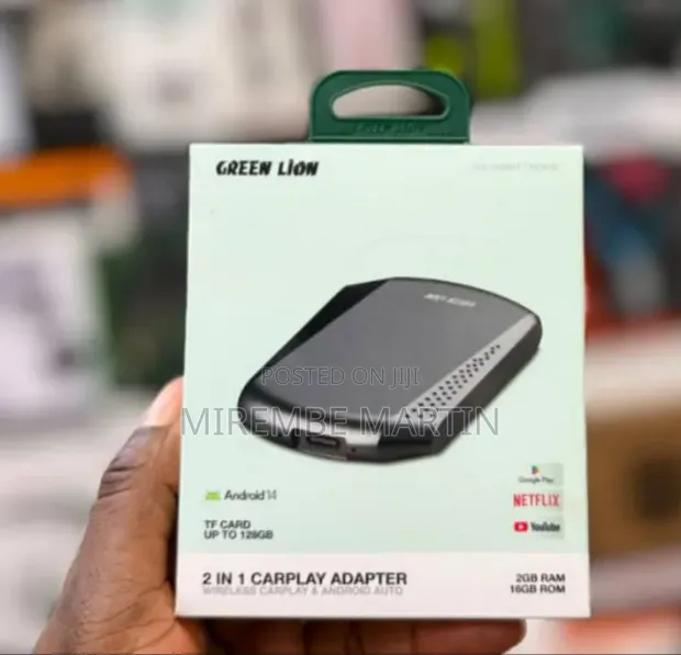Green Lion 2-in-1 CarPlay Adapter (Android 14) - 1