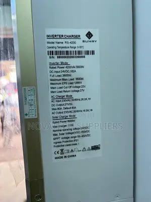 SUMRY RS-4200 3.8kW 4.2kVA Hybrid Inverter Charger (24V)
