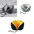 U-Shaped Memory Foam Travel Neck Pillow - 2