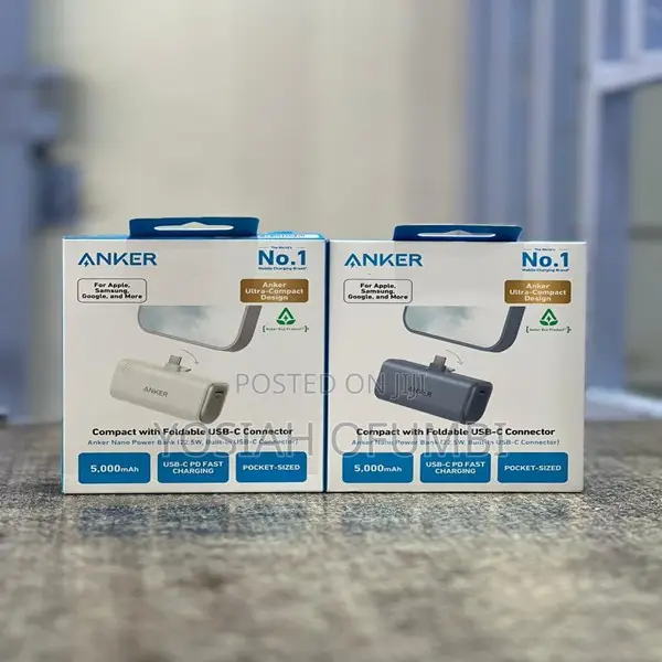 Anker Nano Powerbank (22.5W, 5000mAh, Built-in USB-C) - 1