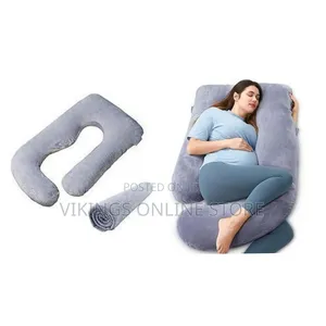 U-Shaped Maternity Pillow with Velvet Cover