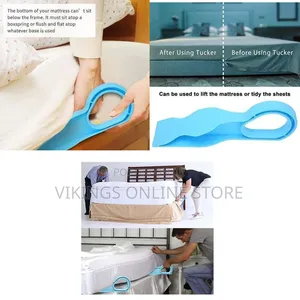 2 Ergonomic Mattress Wedge Elevators - Bed Making Tool