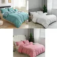 6x6 Embroidery Fabric Duvet Cover Set - Soft Microfiber TC600 - 1
