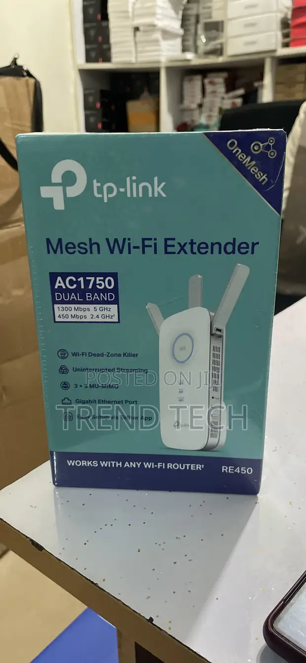 TP-Link RE450 AC1750 Mesh Wi-Fi Extender - 1