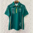 Original Aston Martin Aramco F1 Team Replica Polo Shirt - 1