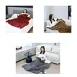 200x230cm Large Reversible Sherpa Fleece Blanket - 2