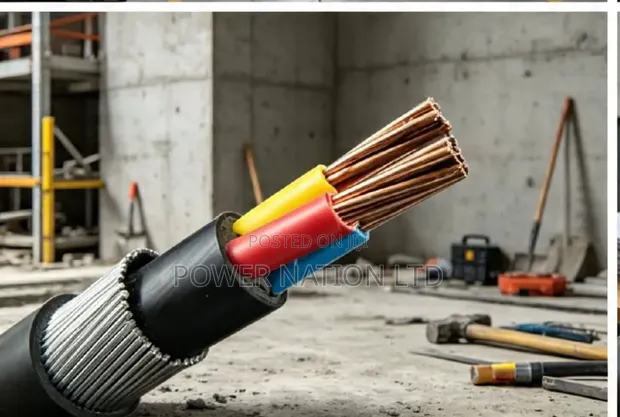 6mm 3 Core Total Copper Armored Underground Cable - 1