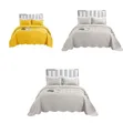 3 Piece King Quilted Embossed Bedspread Set - 2