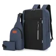 Fabric Chest Bag 3-Piece Set Backpack Sling Travel Pack - 1