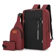 Fabric Chest Bag 3-Piece Set Backpack Sling Travel Pack - 2