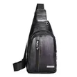 Premium PU Leather Shoulder Crossbody Backpack - 2