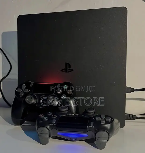 PS4 Slim Console with 12 Games & 2 Controllers - 1