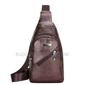 Goodpatner Leather Chest Bag - Brown