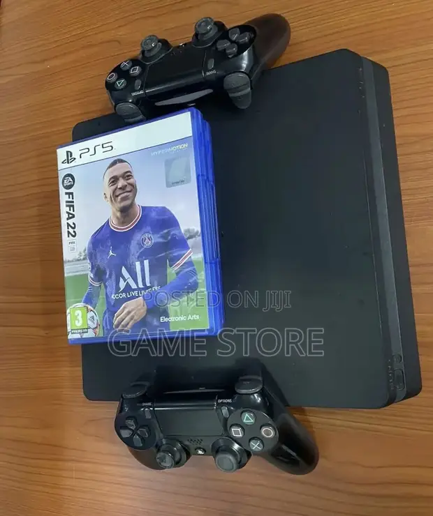 PS4 Slim Console with 12 Games & 2 Controllers - 1
