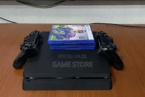 PS4 Slim Console with 12 Games & 2 Controllers
