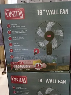 Onida 16" Wall Fan with Remote