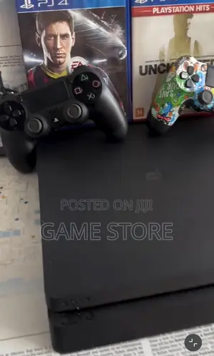 PS4 Slim Console with 12 Games & 2 Controllers