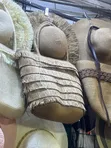 Women's Summer Woven Hand Bag and Straw Hat Set - 1