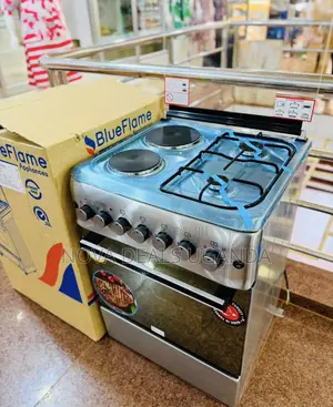 Blue Flame 60x60cm 2 Gas + 2 Electric Freestanding Cooker