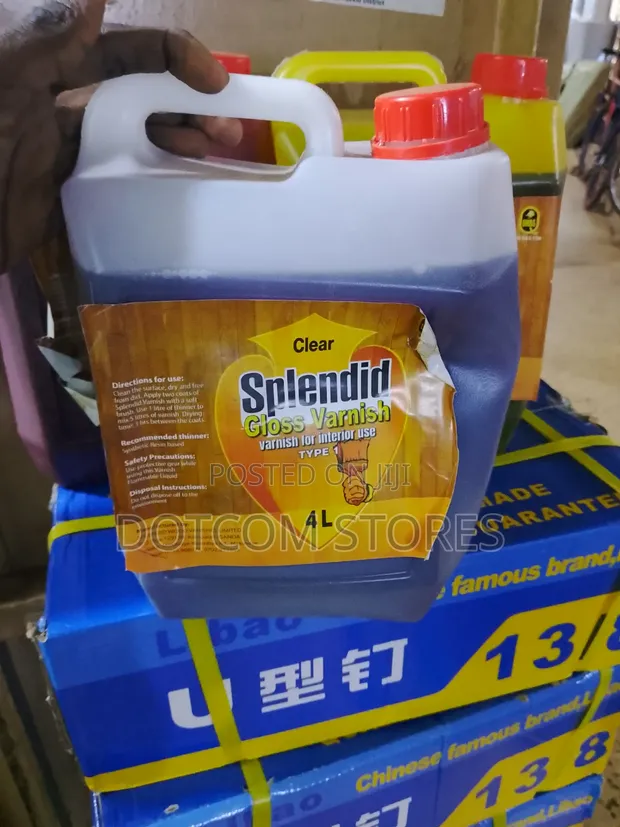 4L Clear Splendid Gross Varnish for Interior Use - 1