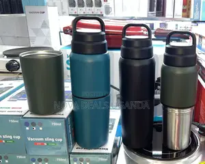 2-in-1 Insulated Stainless Steel Vacuum Flask with Detachable Cup