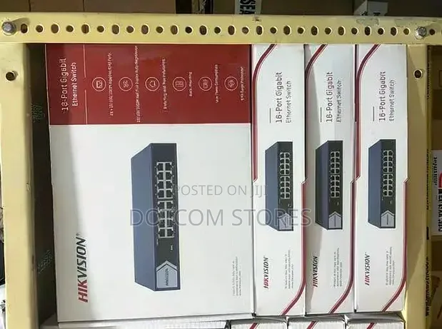Hikvision 16 Port Gigabit Ethernet Switch - 1