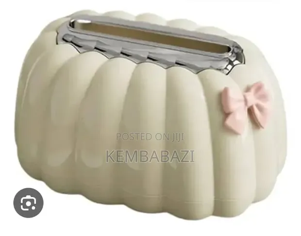 Elegant Ribbed Tissue Box / Napkin Dispenser - 1