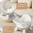 Children's Dining Chair with Backrest & Non-Slip Baby Feeding Stool - 2