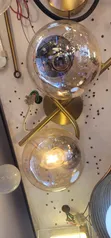 Dual Globe Wall Sconce - Gold Finish - 1