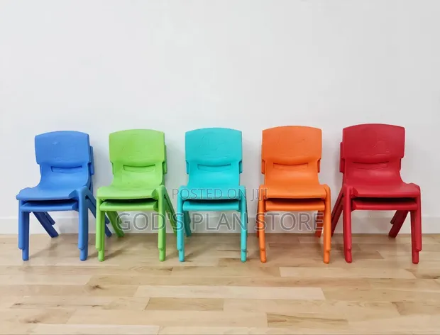 Cute Animal Design Kids Plastic Chairs - 1