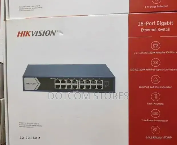Hikvision 16-Port Gigabit Unmanaged Switch - 1