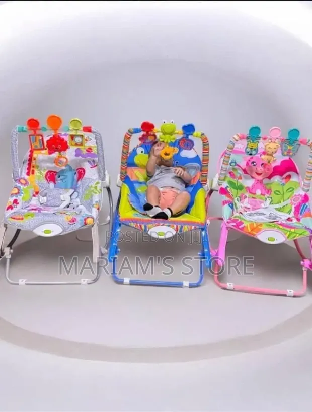 Infant-to-Toddler Rocker with Toy Bar - 1