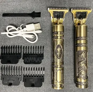 Vintage T9 Professional Hair Clipper & Beard Trimmer - Gold