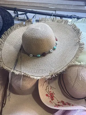 Ladies Adire Beach Hats