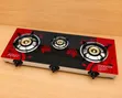 PIXEL 3-Burner Glass Gas Stove - Automatic Ignition - 1