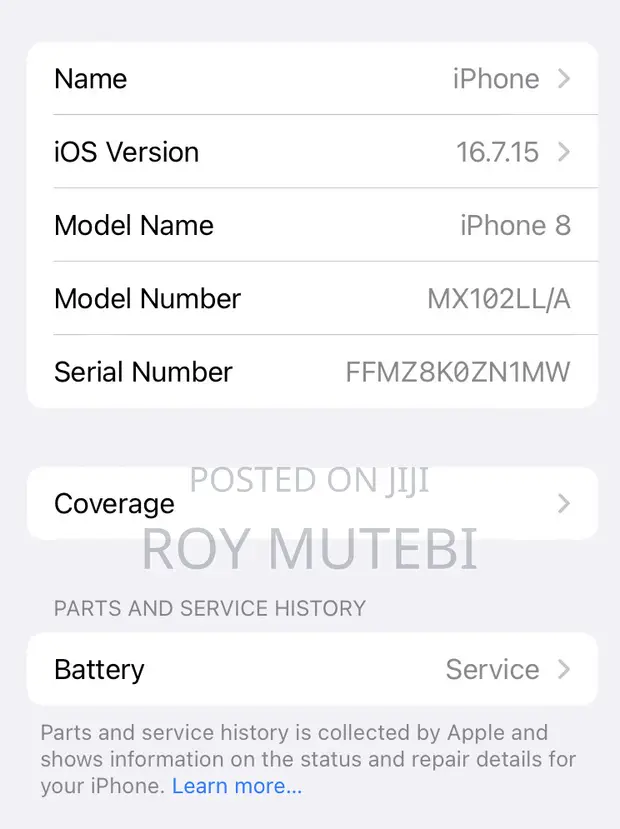 Apple iPhone 8 128GB Black - 1